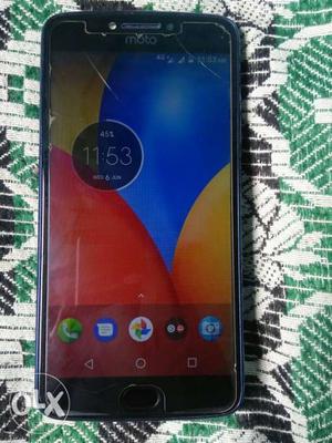 Moto E4 plus mobile, charger. Bill very good