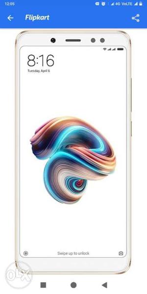 New Mi note 5 pro gold and rose gold available in