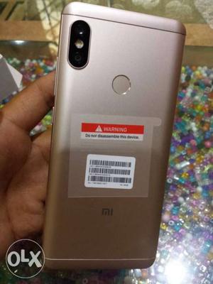 New Redmi note 5 pro gold 4gb/64gb just box opened