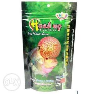 Okiko head up flower horn fish food for better