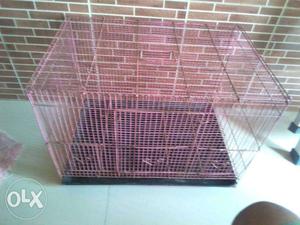 Pink Pet Cage