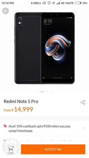 Redmi Note 5 Pro New Sealed Packed