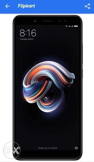 Redmi note 5 4gb 64 gb black seal packed