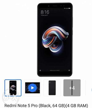 Redmi note 5 pro 4 GB black