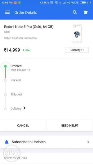 Redmi note 5 pro 64gb