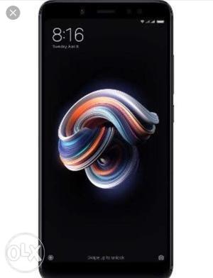 Redmi note 5 pro Sealed box Black colour 6GB ram