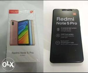 Redmi note 5 pro black 64 GB sealed pack with