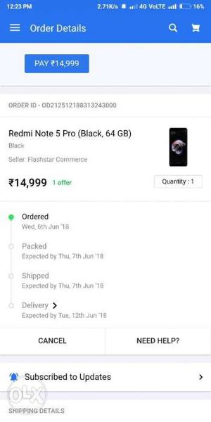 Redmi note 5 pro new mobile