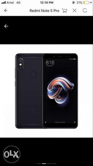 Redmi note 5 pro new one