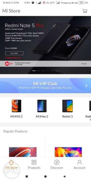 Redmi note 5pro sell pack pis