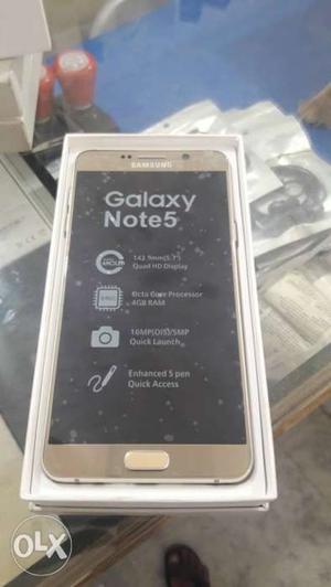 Samsung note 5 dual SIM with bill box 32 gb
