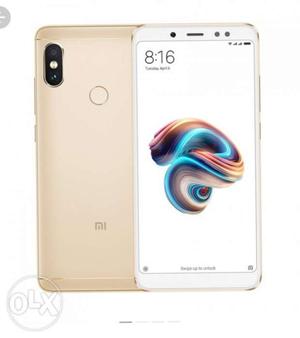 Seal pack, Gold colour redmi note 5 pro, 6GB,