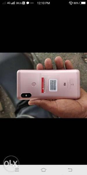 Seal pack New Mi note 5 pro Rose Gold