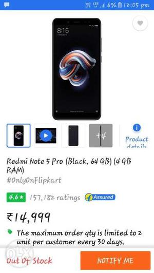 Seal pack mi note 5 pro only interested buyer