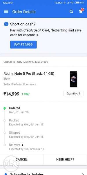 Sealed box, it will arrive within 5 days, note 5