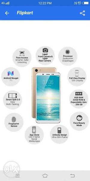 Vivo V7 One Month Used