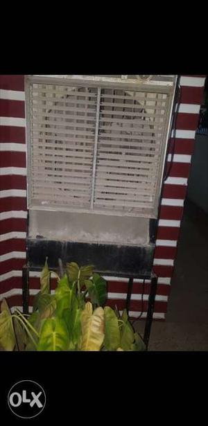 Air Cooler with motor and iron stand 3 yrs old