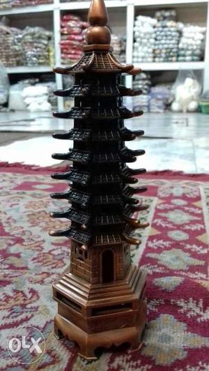 Black And Brown Pagoda Miniature
