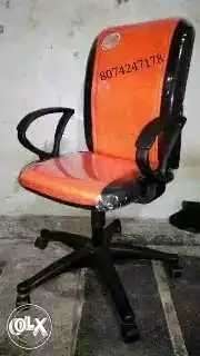 Black Orange off hadrolic office chairs computer