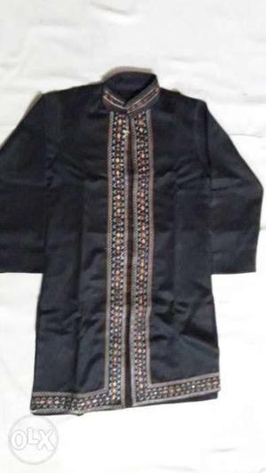 Black and white shervani for 9-10 year boy only
