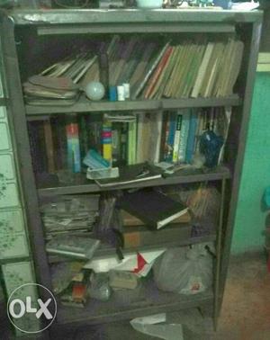Books keeping iron rack /shelf with bright silver