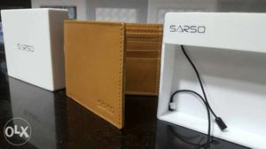 Brown Sarso Leather Bifold Wallet