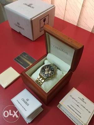 Chairos Alpine chronograph with alarm,2 yrs old