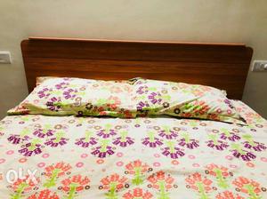 Damro Queen size bed without box,sleepwell mattress,2