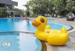 Giant Derby Duck Inflatable Pool Float