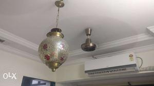 Gold Pendant Lamp not used