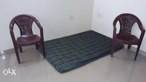Hardly used 6 months Old Mattress and Chairs in