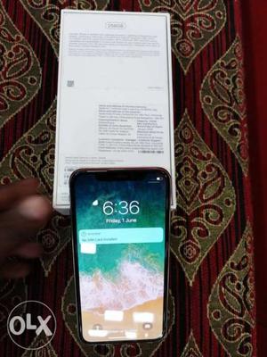 I phone x 256 gb white silver. old indian