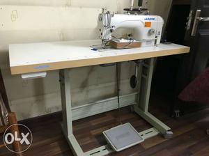 Jack sewing machine. 6 months old. Along with