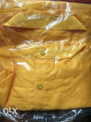 Kurtha,13pieces,goldish yellow,