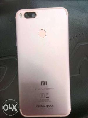 Mi a1 rosegold just five month used good.