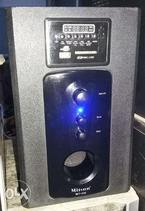 Mitsun Home Theater Sub-Woofer with 2 Speakers USB FM.