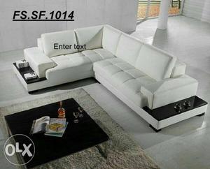 New L Shape Corner Sofa With Side Platforms