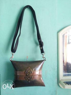 Petal and copper antic hand bag or purse