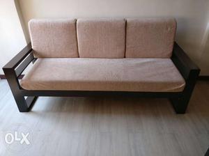 Pure teak wood Sofa set 2+1