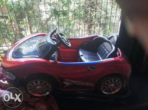 Red And Blue Ride On Toy Car