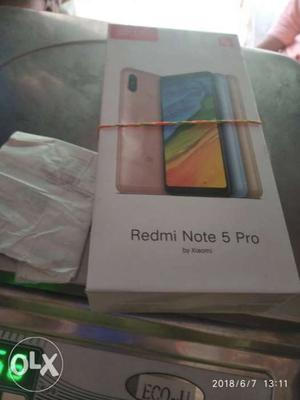 Redmi note 5 Pro Gold 6 GB RAM 64 storage seal