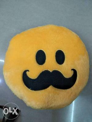 Soft Toy Smiley Moustache Mucchad
