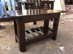 Solid wood coffee table available at gajalakshmi