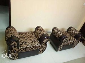 Two single seaters sofa set with nice condition