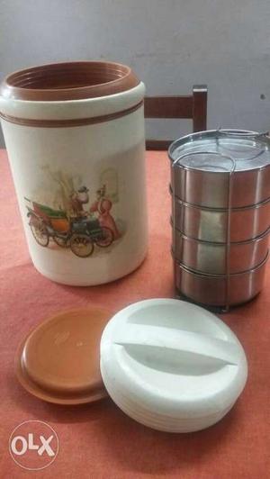 White And Brown Ceramic Mug