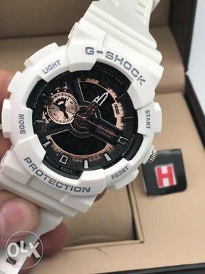 White Casio G-Shock Digital Watch