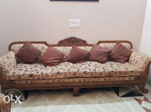 Wood is pure Cp (Sagwan) total 11 seater. Two 4