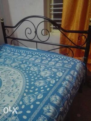Wrought iron queen size bed for sale in vgood