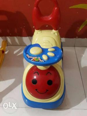 Yellow, Blue, And Red Plastic Toy
