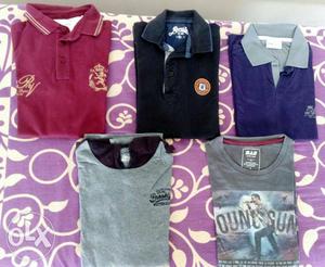 5 Mens Branded T-shirts